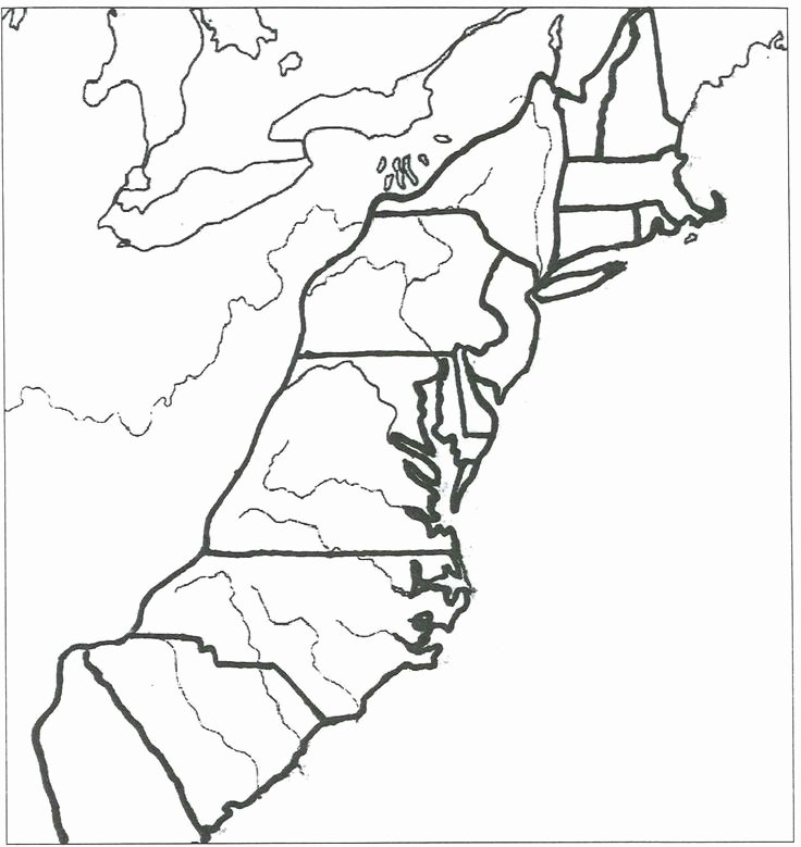 13 Colonies Map Worksheet New 13 Colonies Coloring Page Geography