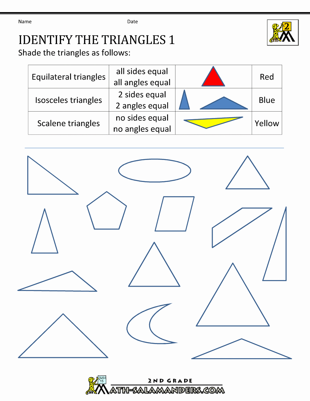 2 Dimensional Shapes Worksheet Inspirational 2d Shapes Worksheets 2nd Grade