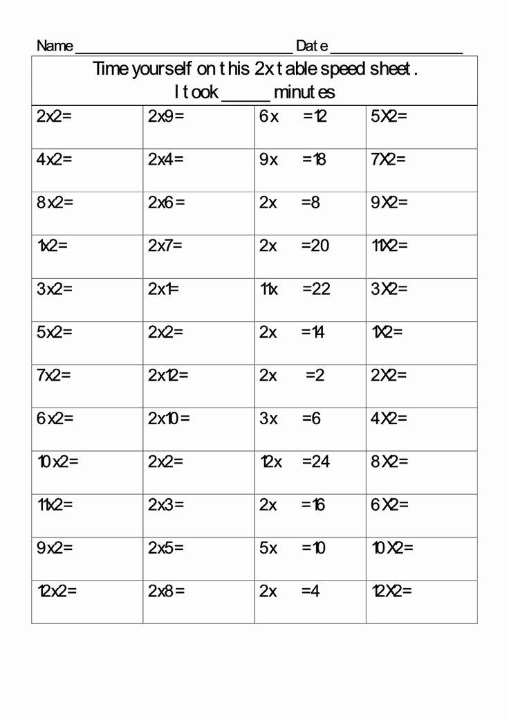 2 Times Table Worksheet Awesome 2 Times Table Worksheets Simple K5 Worksheets