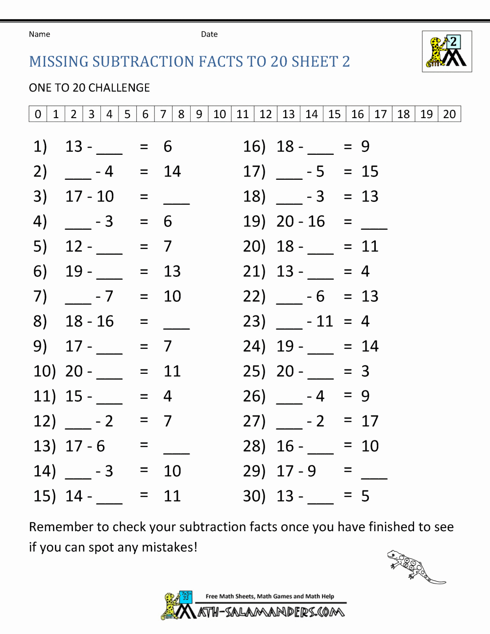 2nd Grade Math Worksheet Pdf Unique Subtraction for Kids 2nd Grade