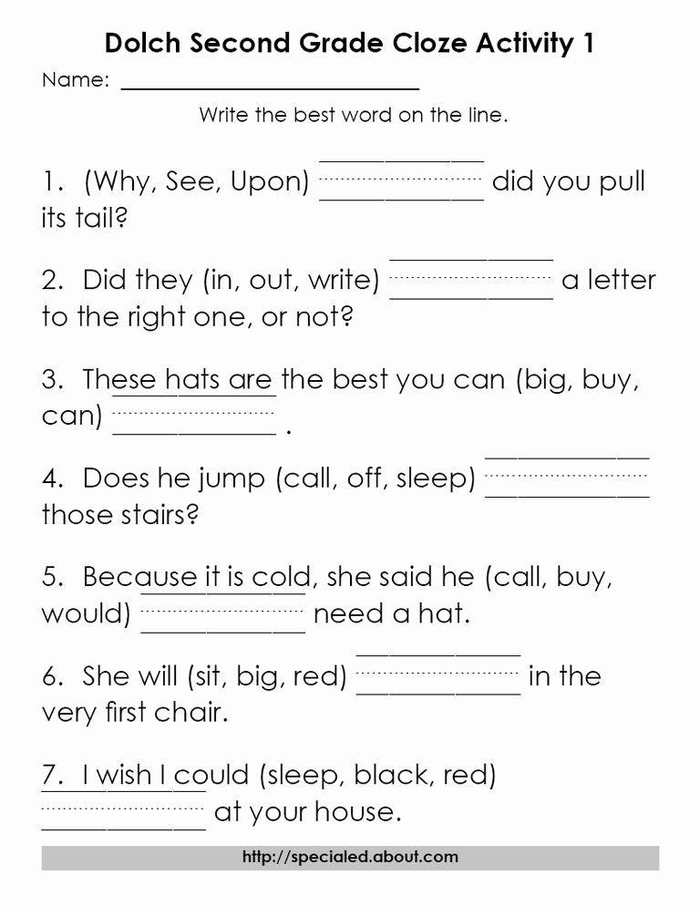 2nd Grade Sight Words Dolch Academy Worksheets Simply Delightful In 