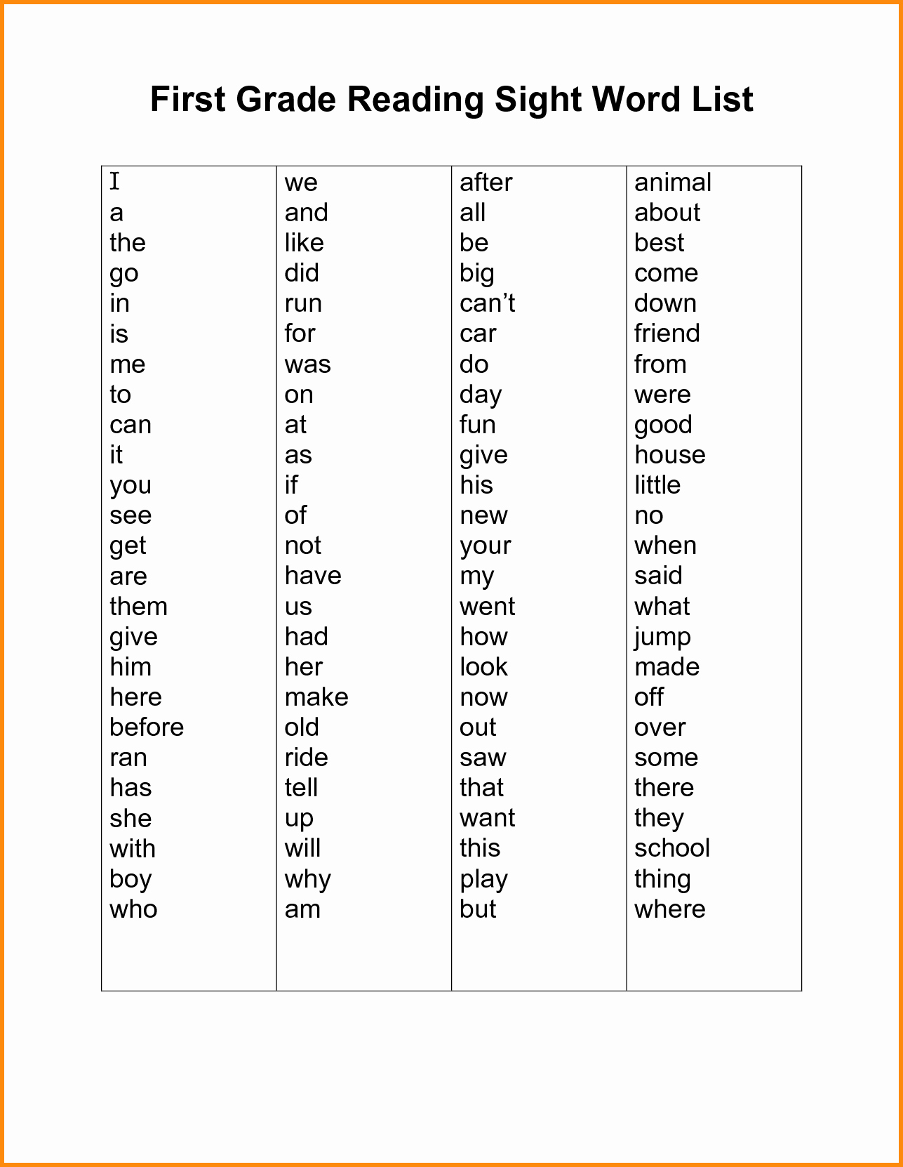 sight-words-for-grade-1-worksheet