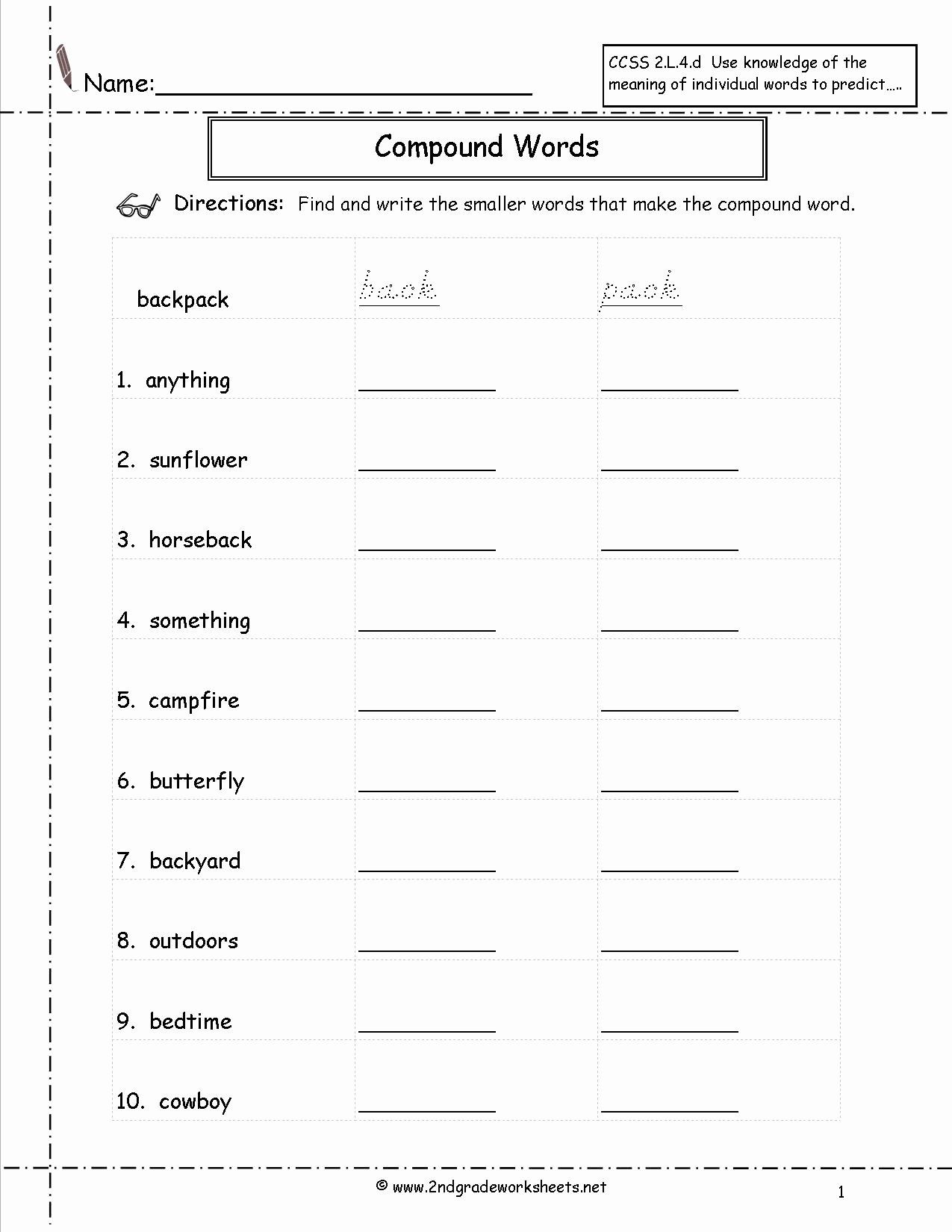 2nd Grade Vocabulary Worksheet Beautiful 14 Best Of Pound Words Worksheets Pdf 2nd