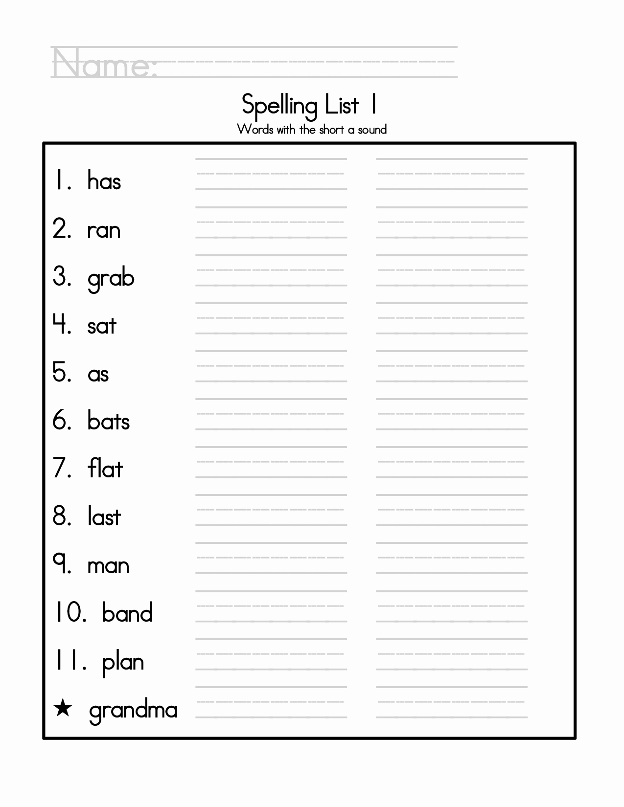 2nd Grade Vocabulary Worksheet Lovely 2nd Grade Spelling Worksheets Best Coloring Pages for Kids