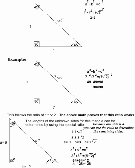 30 60 90 Triangles Worksheet Luxury Special Right Triangles Worksheet 30 60 90 Answers the