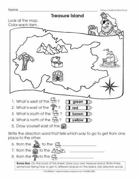 3rd Grade social Studies Worksheet Awesome Map Skills social Stu S