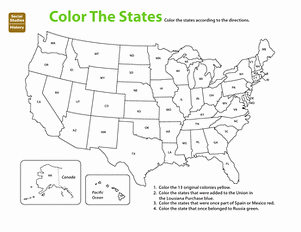 3rd Grade social Studies Worksheet Lovely U S Expansion Color by History Worksheet
