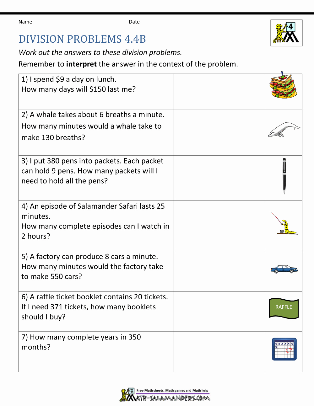 4.4 Biomes Worksheet Answers Beautiful Division Worksheets Grade 4