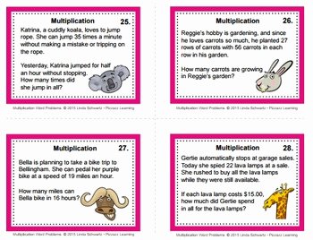 4.4 Biomes Worksheet Answers Inspirational Multiplication Word Problems • Grade 4 by Pizzazz Learning
