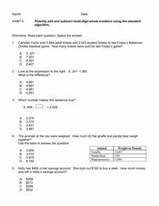 4 Nbt 1 Worksheet Beautiful 4 Nbt 5 Question Task 3rd 5th Grade Worksheet