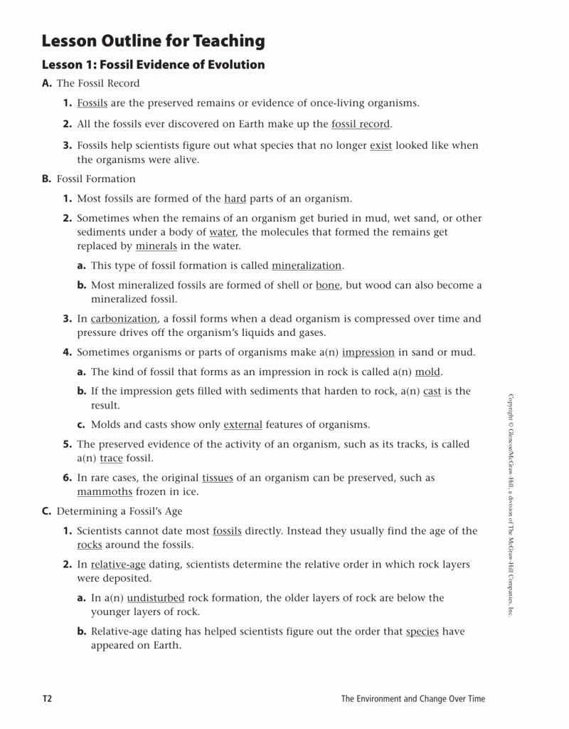 6.3 Biodiversity Worksheet Answers Fresh Fossil and Mountain Chain Evidence Worksheet Answers