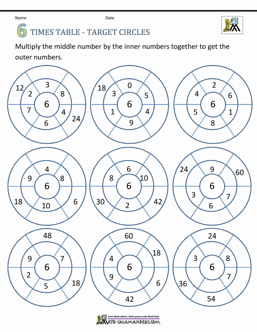 6 Times Table Worksheet Beautiful 6 Times Tables Worksheets