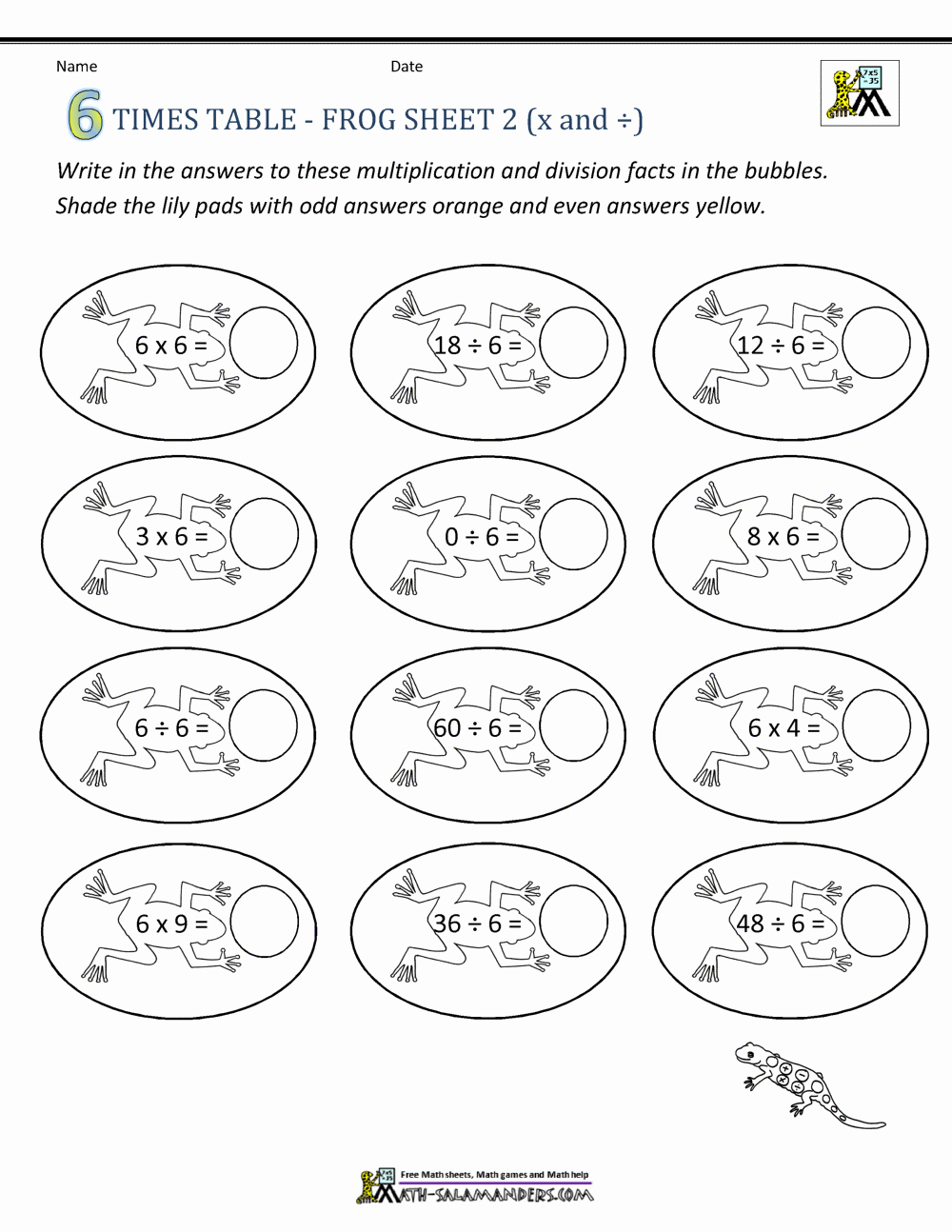 6 Times Table Worksheet Inspirational 6 Times Tables Worksheets