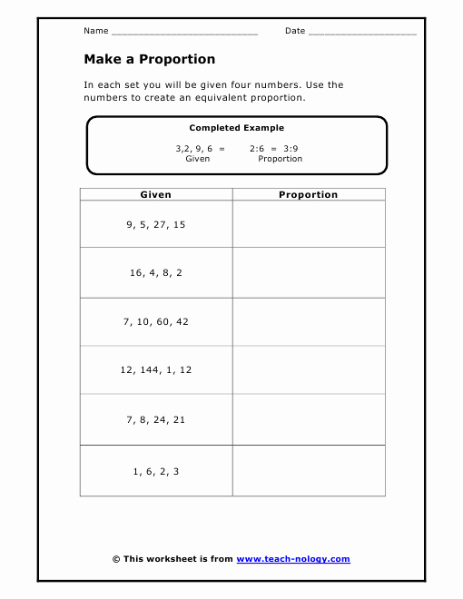7th Grade Proportions Worksheet New 13 Best Of 7th Grade Math Worksheets Proportions