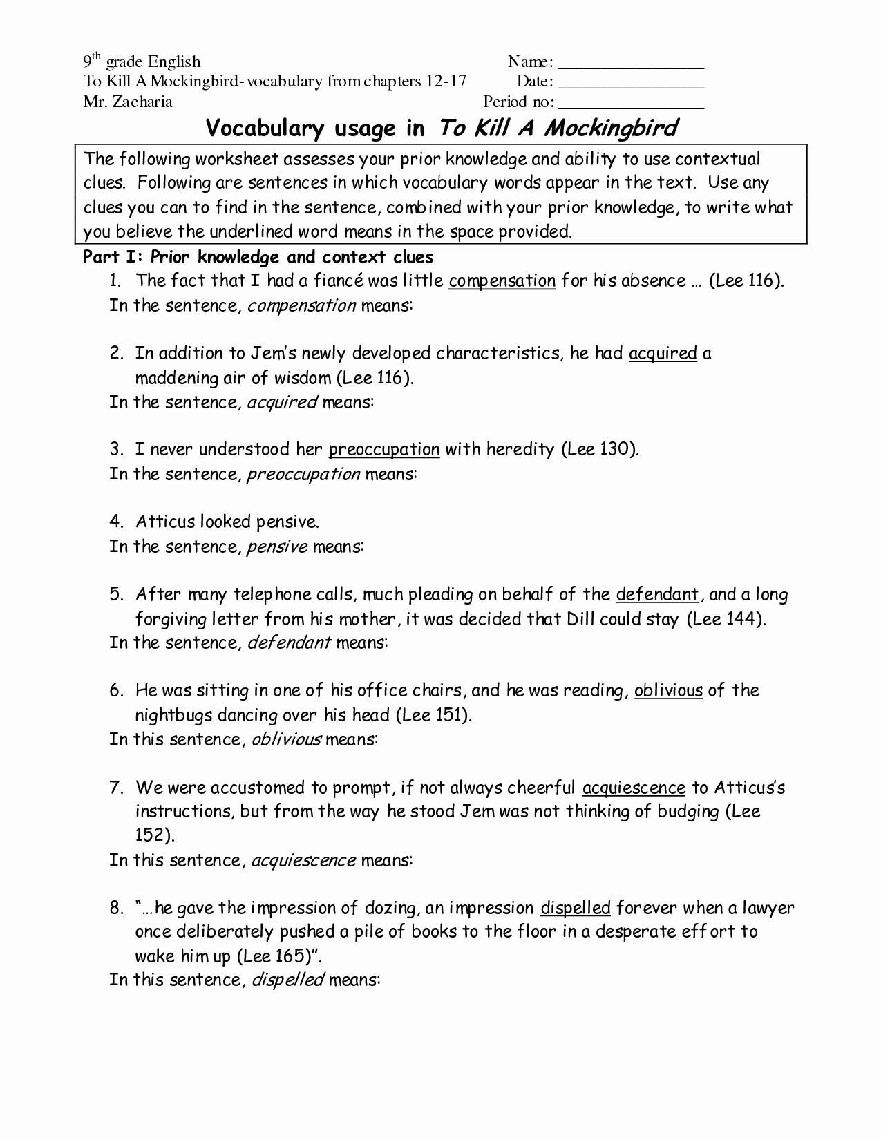 9th Grade Vocabulary Worksheet Beautiful 9th Grade Worksheet Category Page 2 Worksheeto