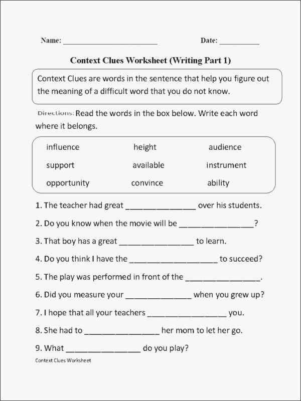 9th Grade Vocabulary Worksheet Best Of 9th Grade Vocabulary Worksheets