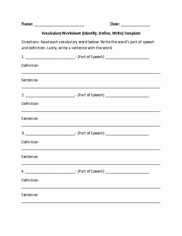 9th Grade Vocabulary Worksheet Luxury 17 Best Of Matching Worksheet Template Pdf