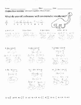 Absolute Value Equations Worksheet Best Of solving Absolute Value Equations Joke Worksheet with