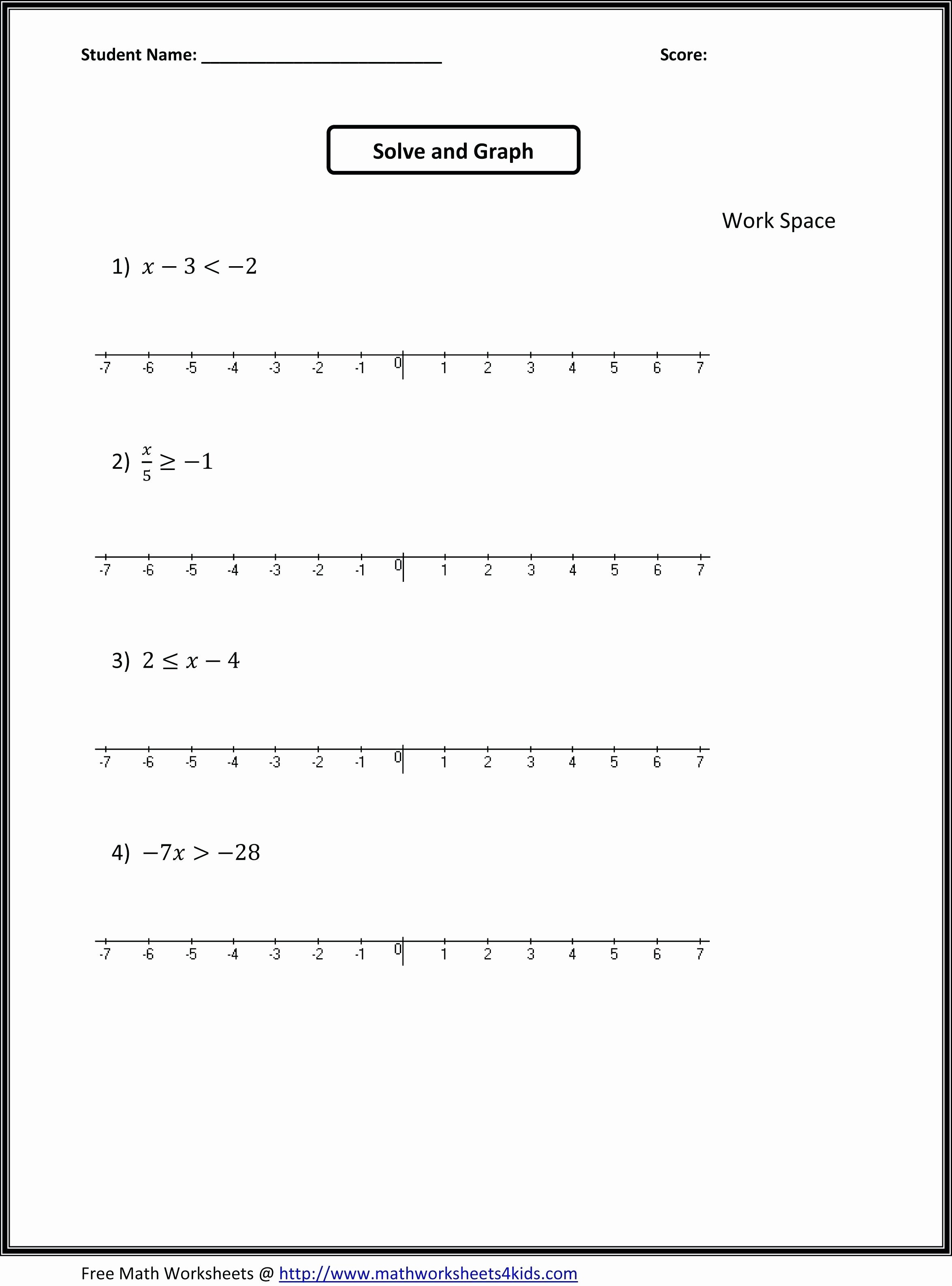 50 Absolute Value Worksheet Pdf