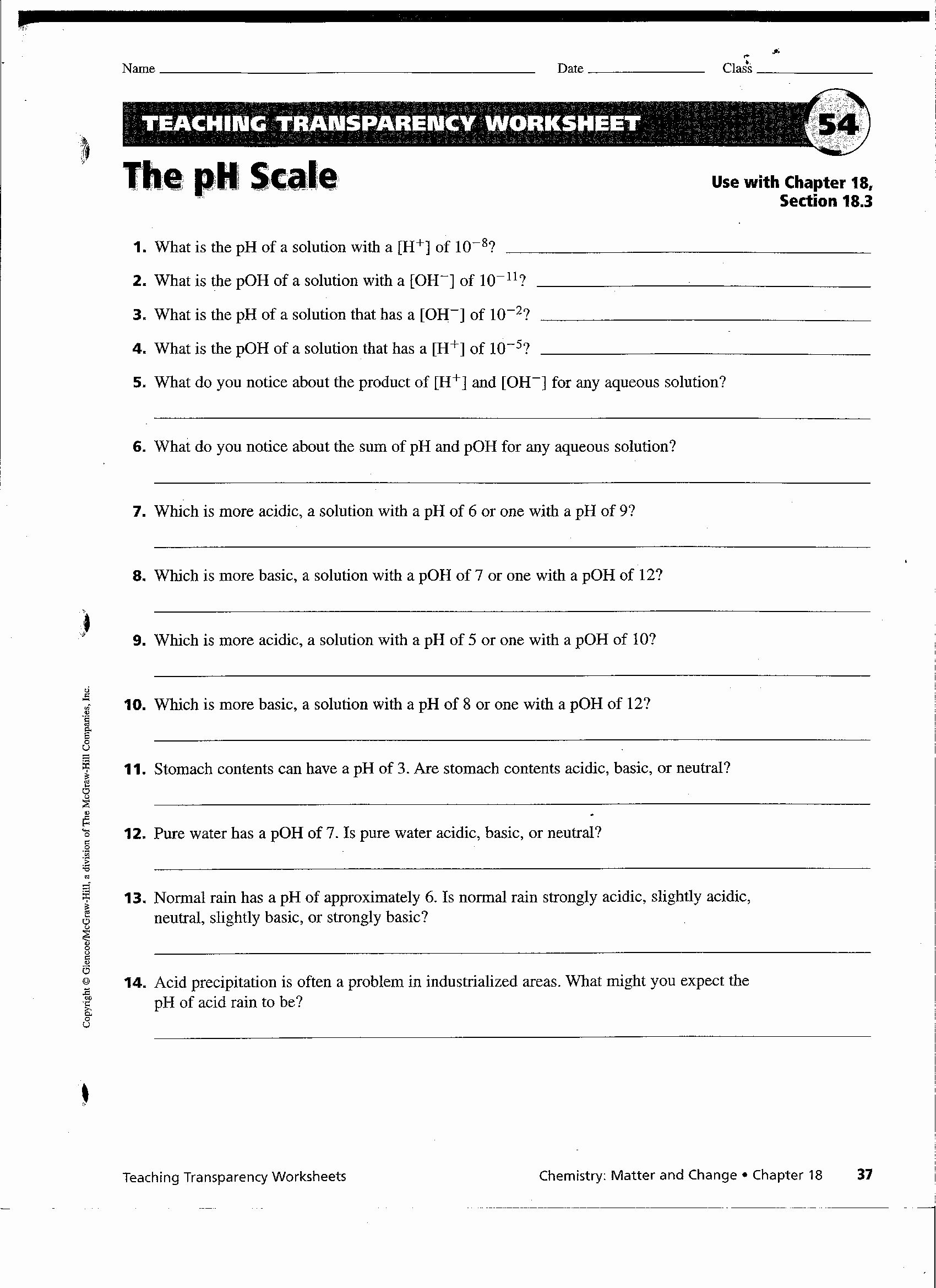 Acid and Bases Worksheet Answers Awesome Gifted Chem – Spring
