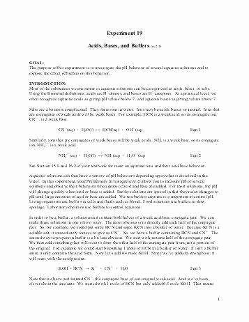 Acid and Bases Worksheet Answers Inspirational Acids and Bases Worksheet Answers