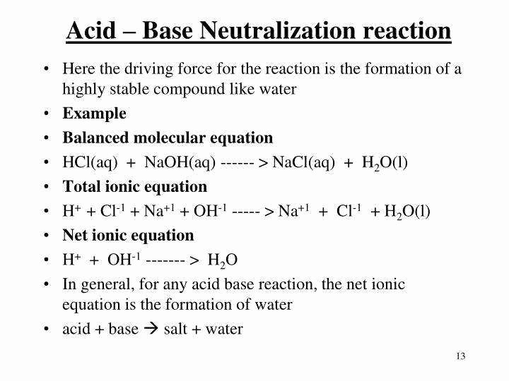 Acid Base Reactions Worksheet Beautiful Neutralization Reaction Worksheet