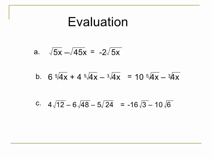 Adding and Subtracting Radicals Worksheet Beautiful Team Math – Quadrants In Algebra