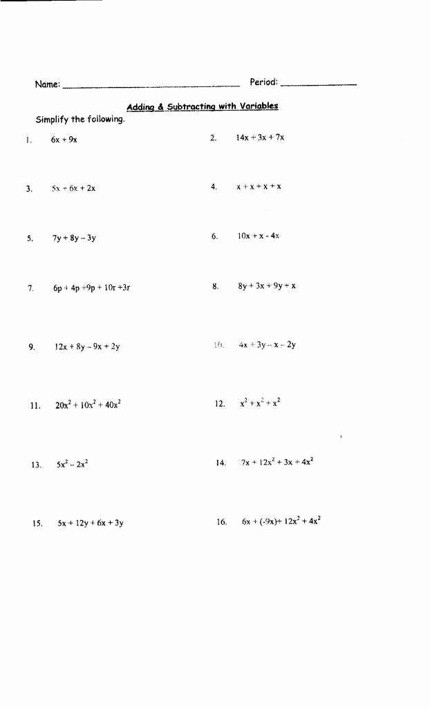 Adding and Subtracting Radicals Worksheet New Multiplying Radicals Worksheet