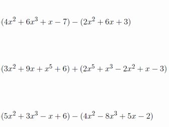 Adding Subtracting Polynomials Worksheet Best Of Adding Subtracting Multiplying and Dividing Polynomials