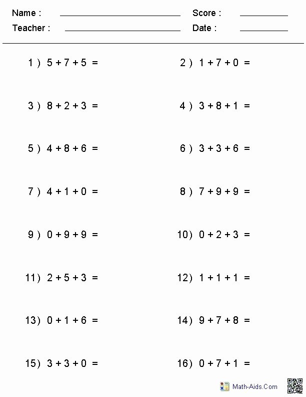 Adding Three Numbers Worksheet Best Of 20 Best Addition Worksheets Images On Pinterest