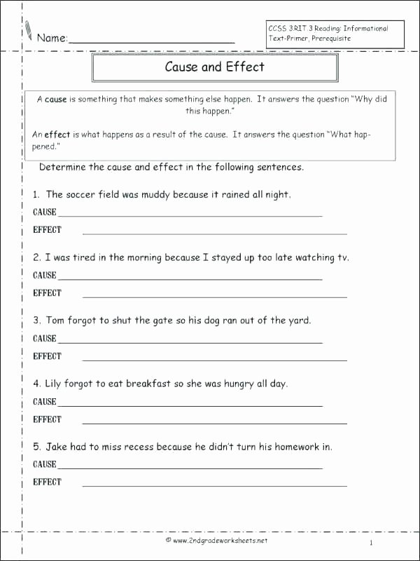 Affect Vs Effect Worksheet Pdf