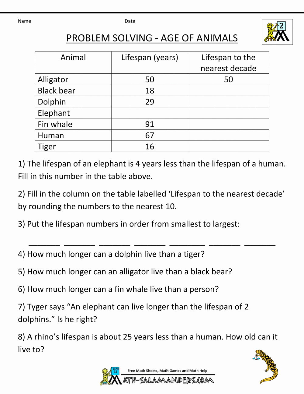Age Word Problems Worksheet Awesome 2nd Grade Math Word Problems
