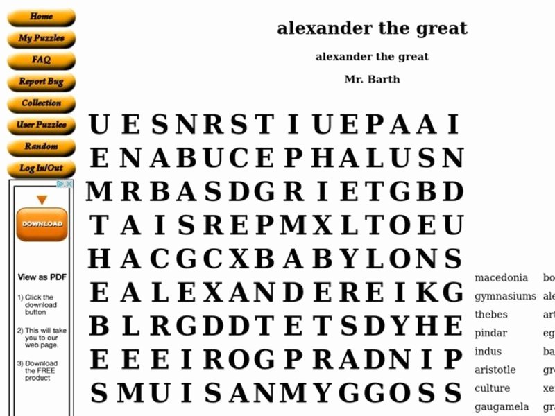 Alexander the Great Worksheet Lovely Alexander the Great Worksheet for 7th 10th Grade