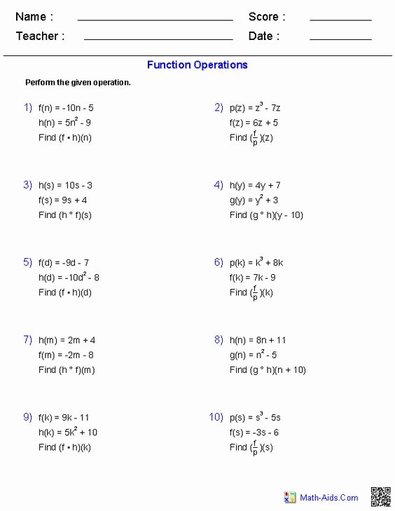 Algebra 1 Function Notation Worksheet Luxury Worksheets and Keys On Pinterest