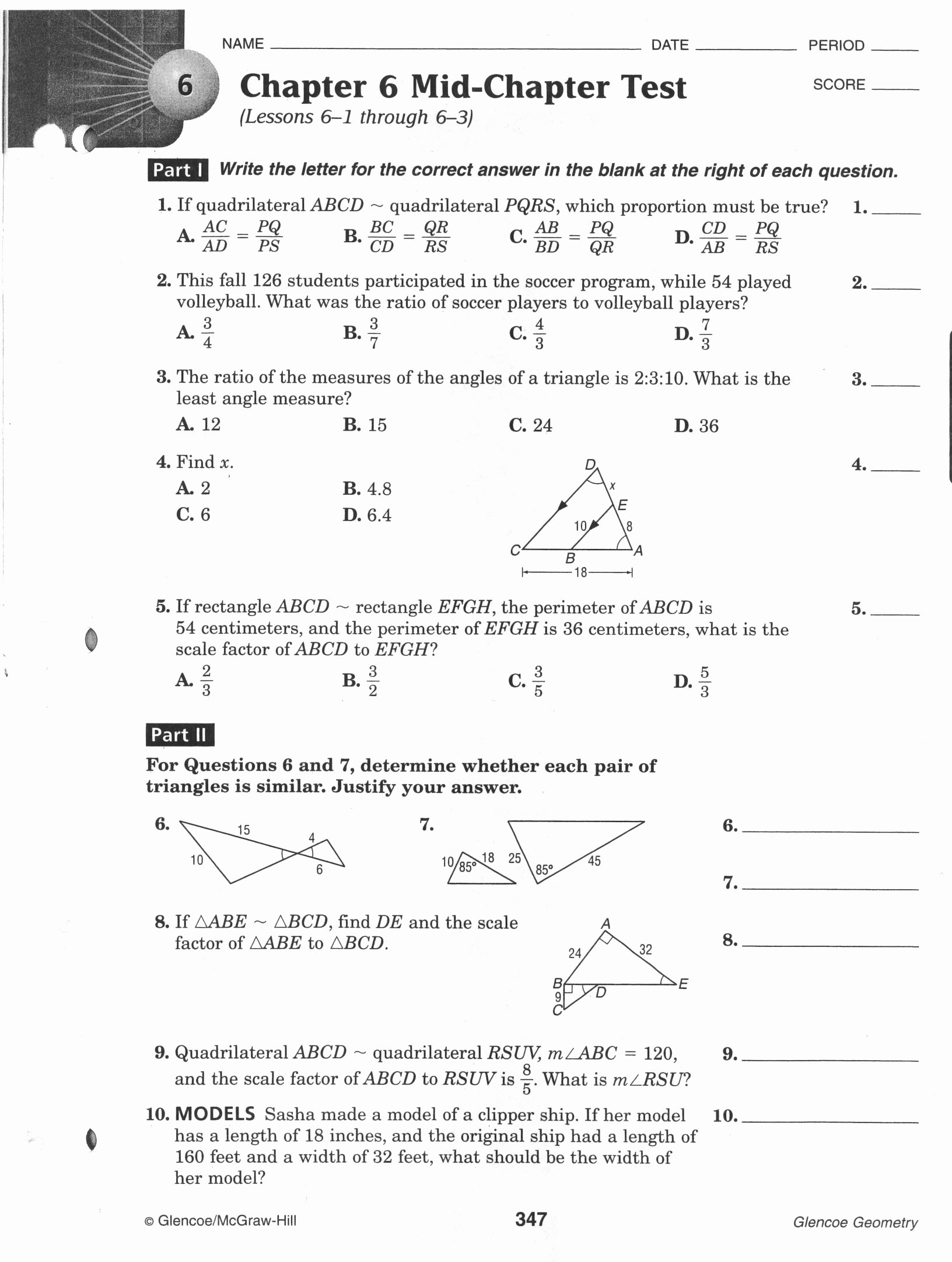 Algebra 2 Review Worksheet New 15 Best Of Glencoe Algebra 2 Worksheet Answers