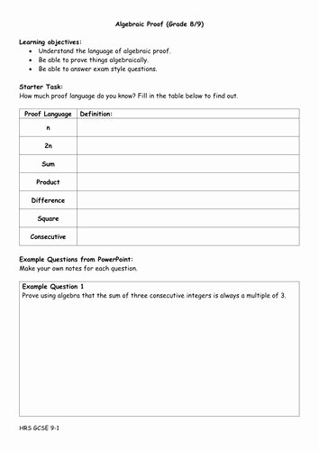 Algebraic Proofs Worksheet with Answers Awesome Algebraic Proofs Worksheet