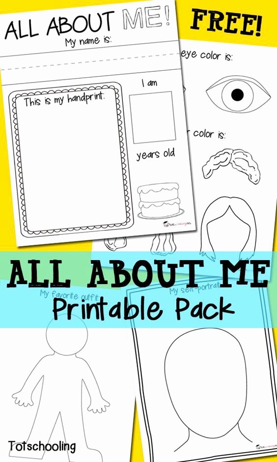 All About Me Printable Worksheet Best Of 17 Best Images About All About Me On Pinterest