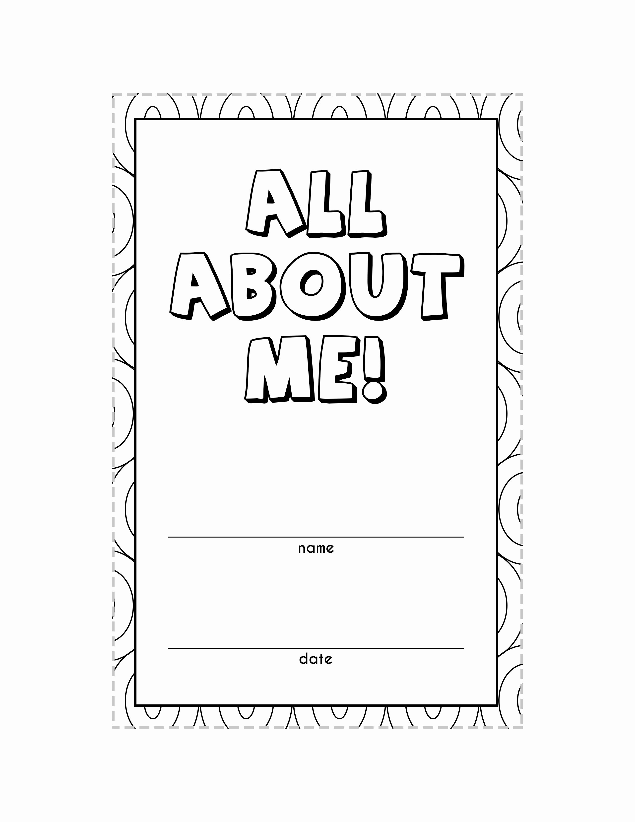 All About Me Printable Worksheet Elegant Teacher Gift Tags Free All About Me Printable Book