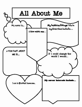 All About Me Worksheet Beautiful All About Me Worksheet by Noelle Green