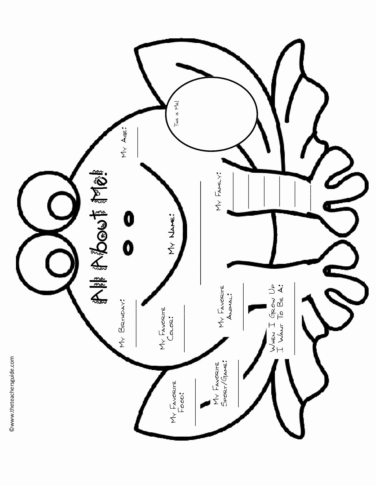 50 All About Me Worksheet Pdf