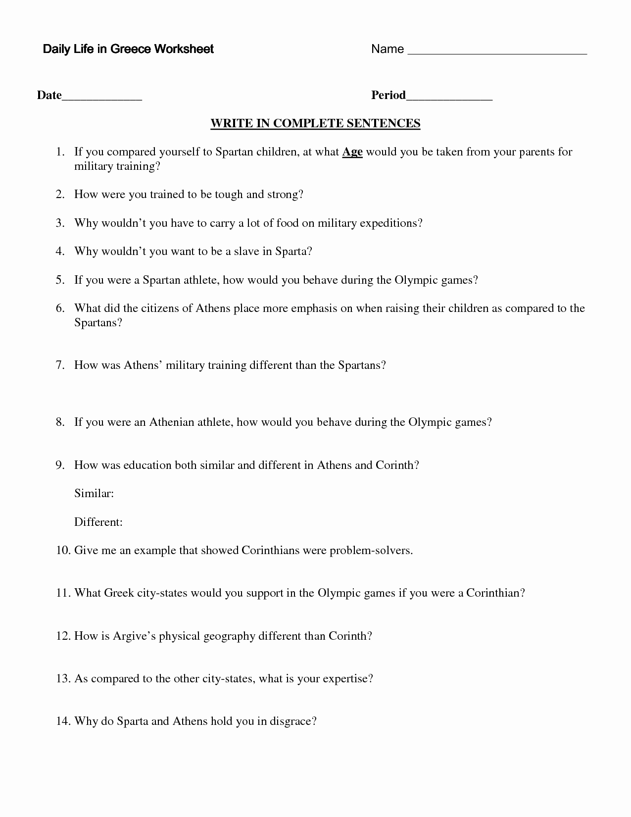 Ancient Greece Map Worksheet Best Of 18 Best Of Ancient Greece Worksheet 6th Ancient