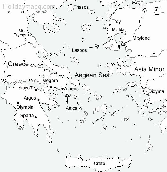 Ancient Greece Map Worksheet Inspirational Ancient Greece Blank Maps and Travel Information