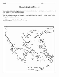 Ancient Greece Map Worksheet Luxury 1000 Images About Middle School social Stu S On
