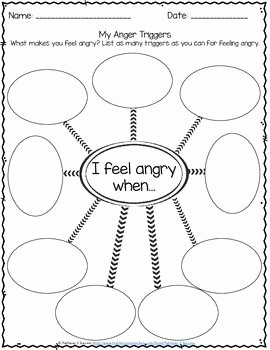 Anger Management Worksheet for Teens Luxury Identifying Triggers for Anger Free