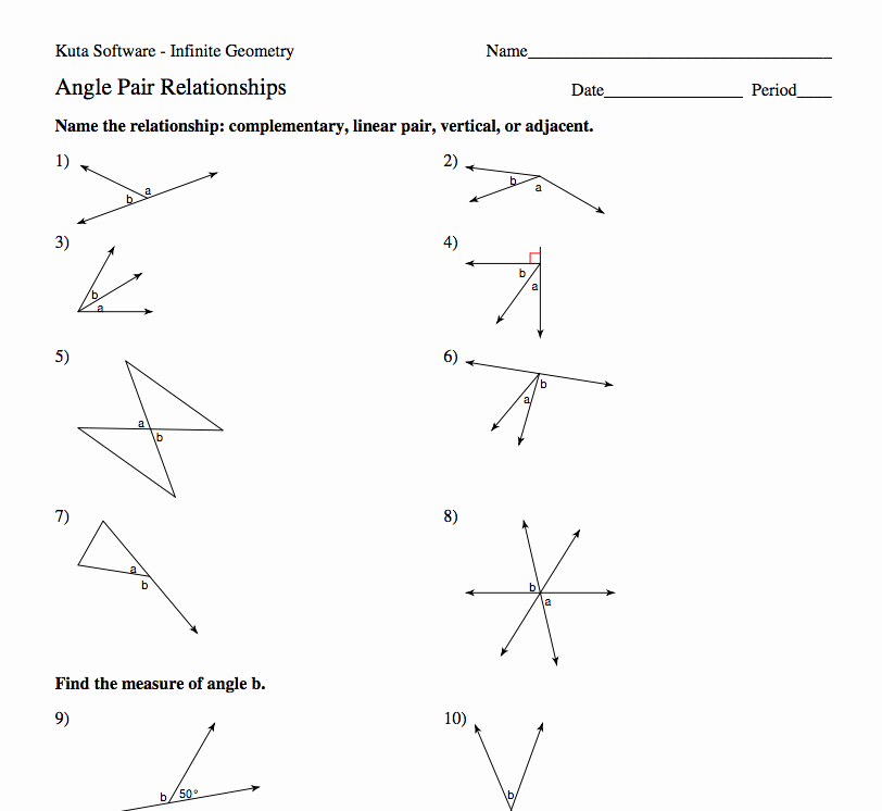 Angle Pair Relationships Practice Worksheet Awesome Everybody is A Genius Angle Pairs