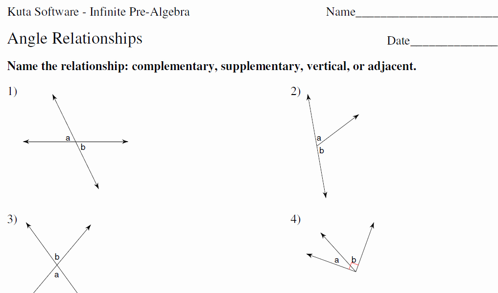 Angle Relationships Worksheet Answers Unique 8 G 5 Angle Relationships Strickler Wms 8th Grade Math
