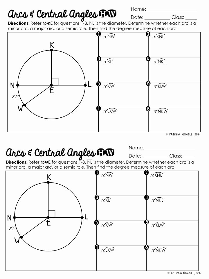 Angles In A Circle Worksheet Beautiful 33 Best Geometry Worksheets Images On Pinterest