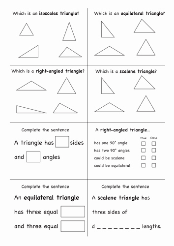 Angles In A Triangle Worksheet Beautiful Angles In A Triangle by Nkadams Teaching Resources Tes