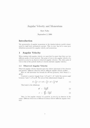 Angular and Linear Velocity Worksheet Inspirational Linear and Angular Velocity Worksheet W Answers