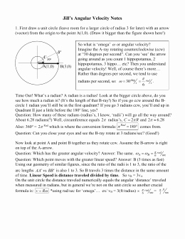 Angular and Linear Velocity Worksheet New Worksheet 1 1 Arc Length and Angular Velocity Word Problems